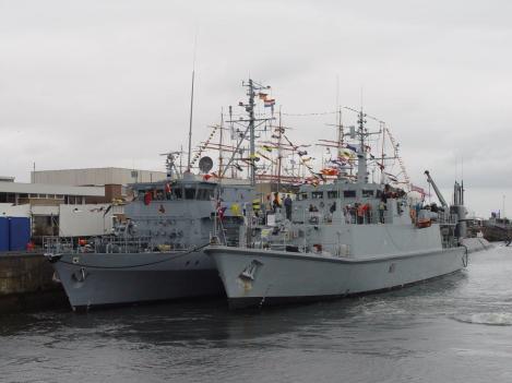 Marinedagen en Sail Den Helder, 22-6-2013, nr.8, FGS Sulzbach-Rosenberg en HMS Blyth